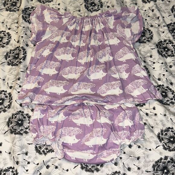 6-12m milk barn hedgehog pajamas - Picture 1 of 1